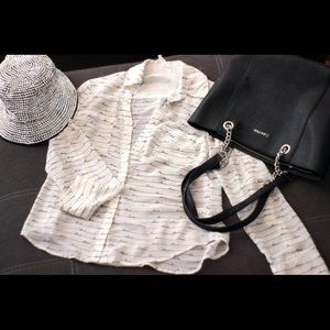 White woman blouse